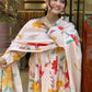 The52 Peach Women's Gorgeous Cotton Fabric Printed Work Straight Kurta Pant and Dupatta Set - Swadesiicart