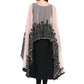 Ahalyaa Women's Beautiful Black Crepe Printed Kurta with Attached Dupatta | Swadesiicart