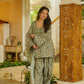 Aayaa Designer Printed Full Flared Suit