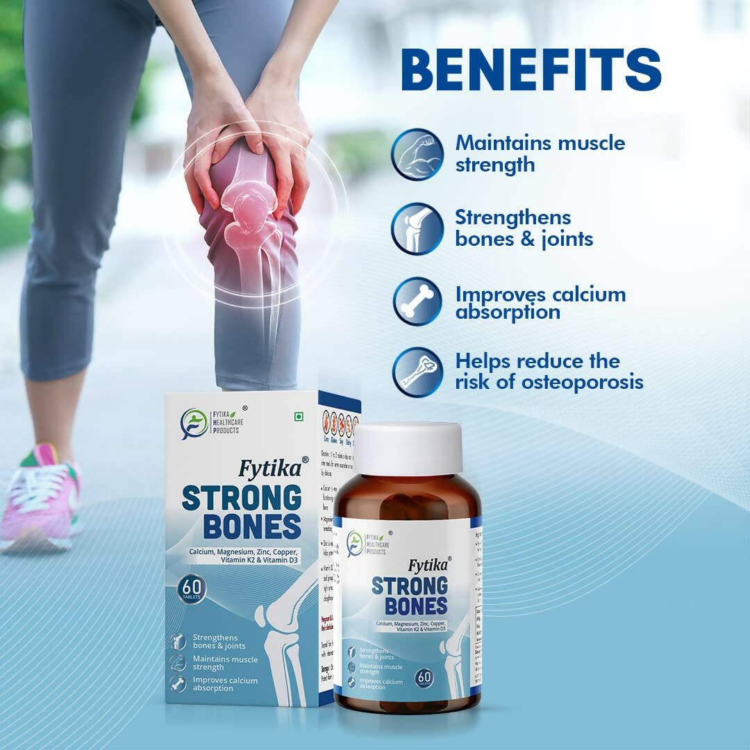 Fytika Strong Bones Tablets - Swadesiicart