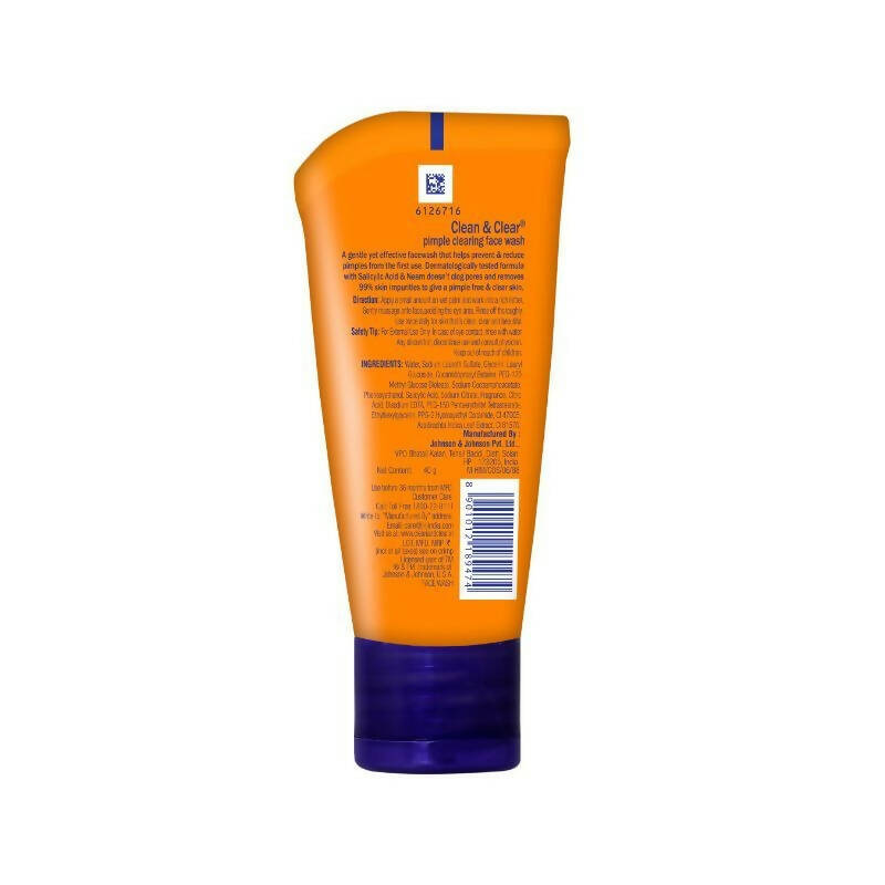 Clean & Clear Pimple Clearing Face Wash - Swadesiicart