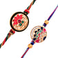 trueBrowns X Voylla Pack Of 2 Colourful And Embellished Men's Rakhis | Swadesiicart