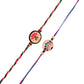 trueBrowns X Voylla Pack Of 2 Colourful And Embellished Men's Rakhis | Swadesiicart