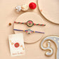 trueBrowns X Voylla Pack Of 2 Colourful And Embellished Men's Rakhis | Swadesiicart