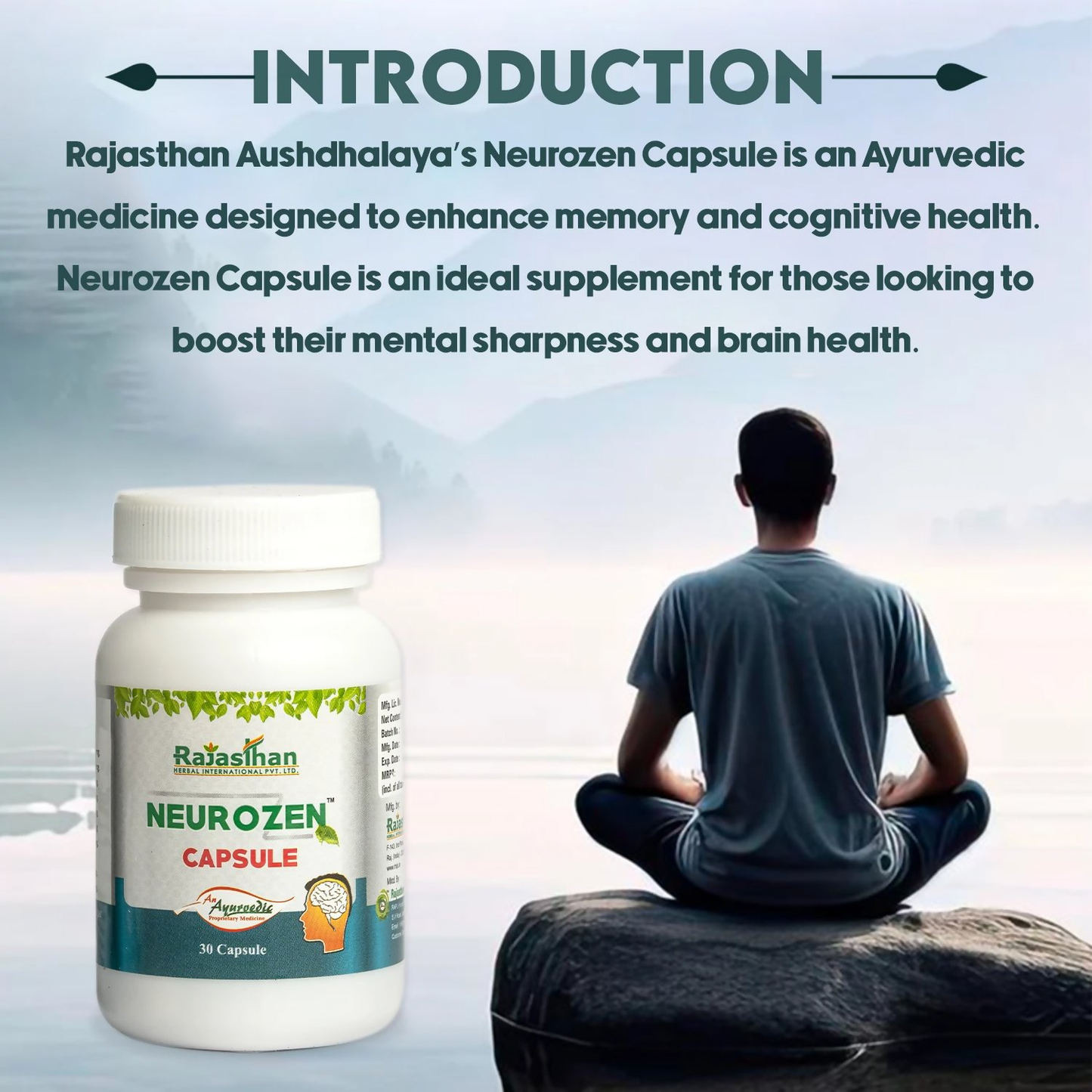 Rajasthan Herbals Neurozen Capsules | Swadesiicart