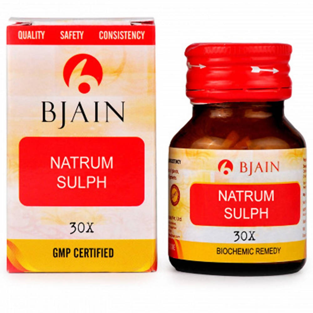 Bjain Homeopathy Natrum Sulphuricum Biochemic Tablet - Swadesiicart