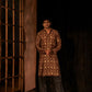 Brown Modal Silk Designer Printed Men's Kurta Set - Mahotsav