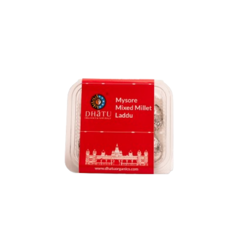 Dhatu Organics & Naturals Mix Millet Laddu | Swadesiicart