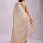 Shree Shyam Fashion Organza Cream Saree