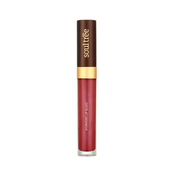 Soultree Ayurvedic Lip Gloss - Lush Berry - Swadesiicart