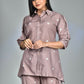 Morchari Digital Print Semi Muslin Co-Ord Set Top & Trouser-Multicolor - Swadesiicart