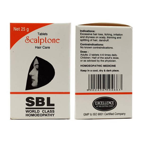 SBL Homeopathy Scalptone Hair Care Tablets - Swadesiicart