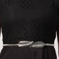 NVR Women Circular Silver Plated Stretchable Metal Belt | Swadesiicart