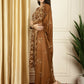 Jyoti Fashion Women's Brown Pashmina Floral Digital Printed Kurta with Trouser & Dupatta | Swadesiicart
