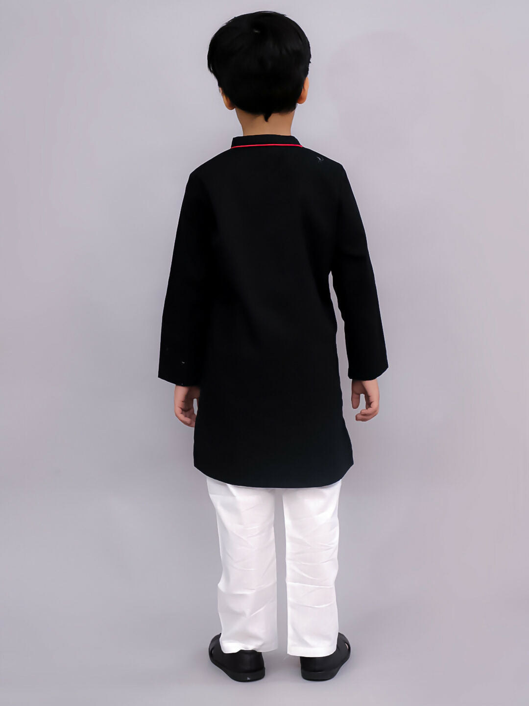 Lil Drama Shor-Gul Multicolor Kurta Pyjama Set For Boys | Swadesiicart