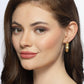 NVR Women Gold Circular Hoop Earrings | Swadesiicart