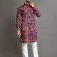 Anaita Multicolor Printed Cotton Straight Kurta