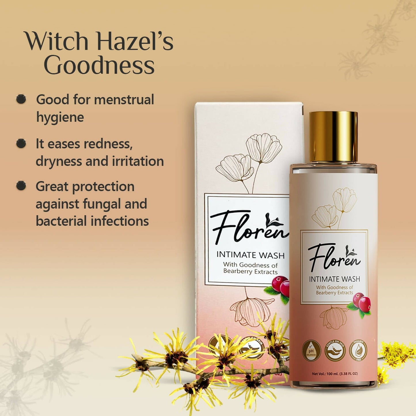 Floren Intimate Hygiene Wash - Swadesiicart