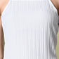 Myshka Women's Self Design Shoulder Straps Kurta & Palazzos Sets in White Color - Swadesiicart