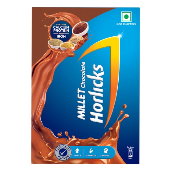 Horlicks Millet Chocolate Flavor Nutrition Drink Powder - Swadesiicart