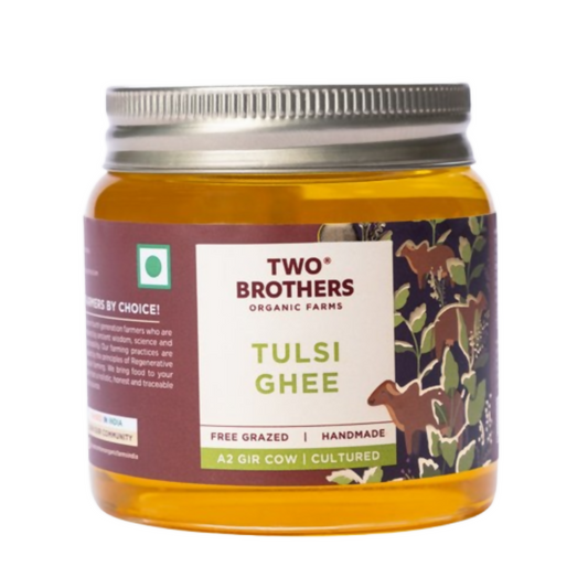 Two Brothers Organic Farms Tulsi Ghee | Swadesiicart