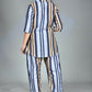 Morchari Digital Print Semi Muslin Co-Ord Set Top & Trouser-Multicolor - Swadesiicart