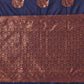 Vamika Navy Banarasi Jacquard Weaving Saree | Swadesiicart