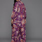 Ahalyaa Women's Traditional Wear Co-ords - Purple - Swadesiicart