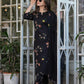 The52 French Crepe Fabric work Straight cut Kurta, Pant and Dupatta Set - Swadesiicart