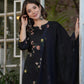 The52 French Crepe Fabric work Straight cut Kurta, Pant and Dupatta Set - Swadesiicart