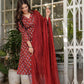 The52 Women's Printed Pure Cotton Fabric Straight Kurta, Pant and Dupatta Set - Swadesiicart