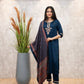 The52 Women's Gorgeous Chanderi Silk Embroidery Straight Kurta with Pant and Dupatta Set - Swadesiicart