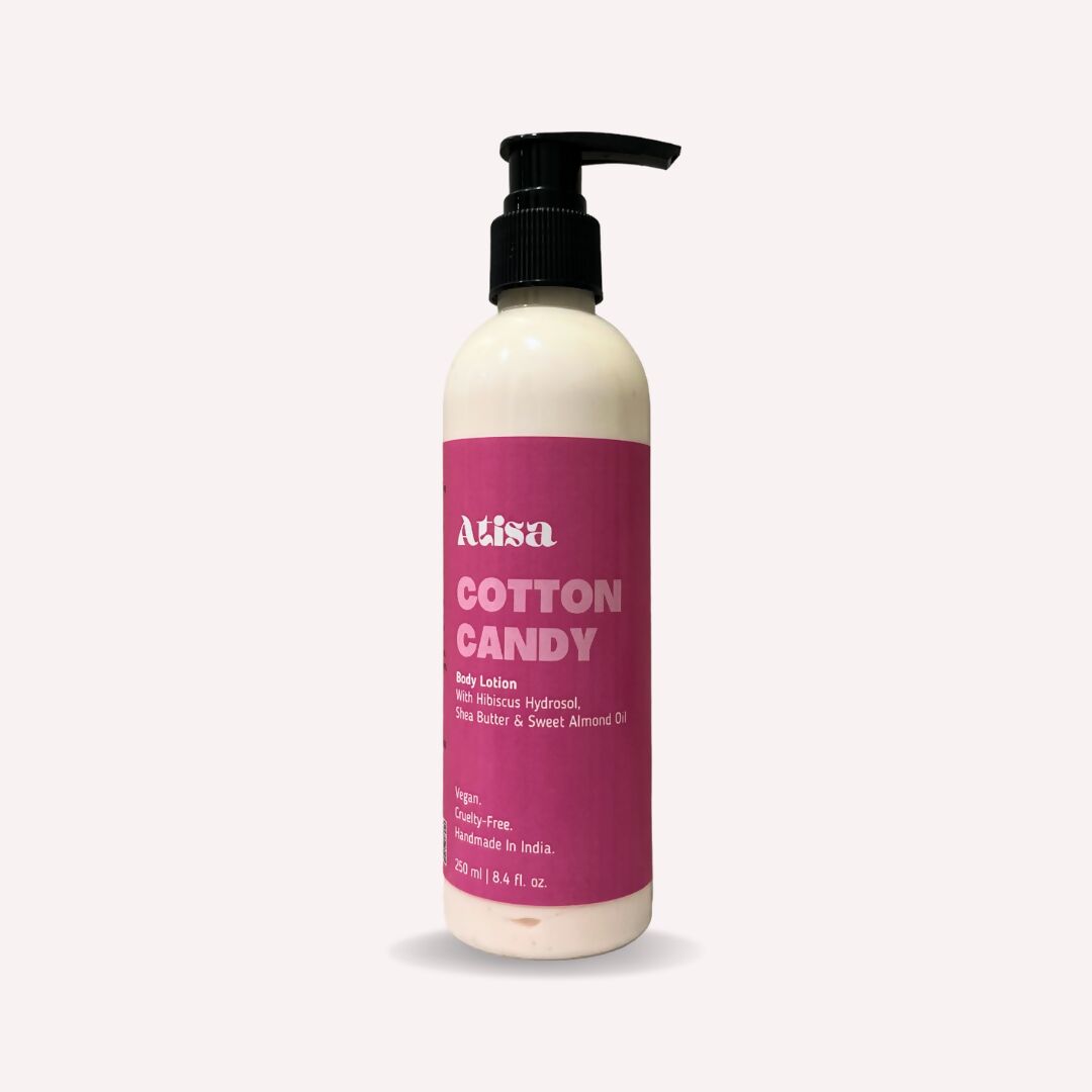 Atisa Cotton Candy Body Lotion | Swadesiicart