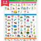 Jumbo Marathi Numbers and Alphabets Mulakshare Early Learning hanging Chart for Kids - Swadesiicart