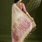 Vishnu Weaves Women's Maroon Muga Cotton Thread Woven Saree with Blouse - Swadesiicart