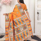 Shree Shyam Fashion Silk Blend Orange Saree