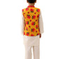 Lil Drama Genda Phool White Kurta and Pant with Mustard Jacket Set for Boys | Swadesiicart