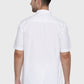 Ramraj Cotton Mens Half Sleeve Formal Poly Cotton White Shirt | Swadesiicart