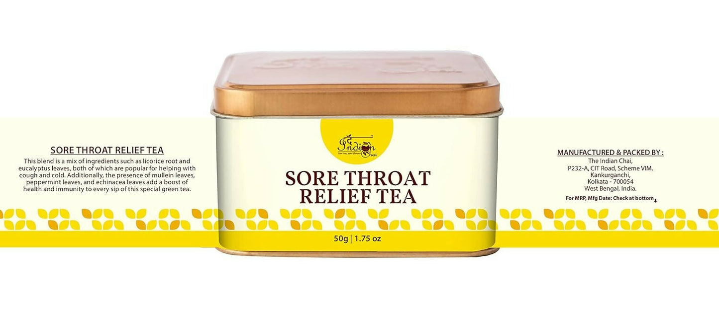 The Indian Chai – Sore Throat Relief Tea | Swadesiicart