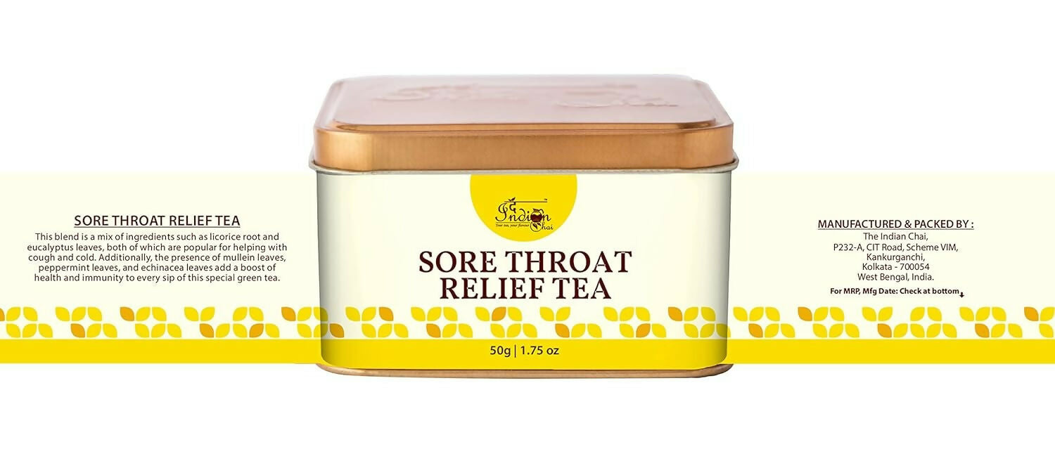 The Indian Chai – Sore Throat Relief Tea | Swadesiicart