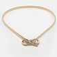 NVR Women Circular Gold-Polished Stretchable Metal Belt | Swadesiicart