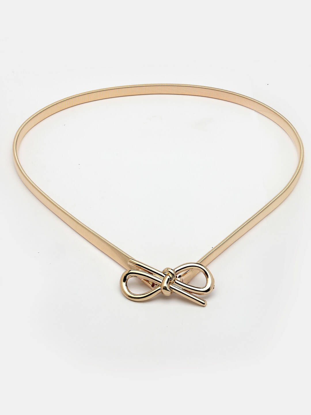 NVR Women Circular Gold-Polished Stretchable Metal Belt | Swadesiicart