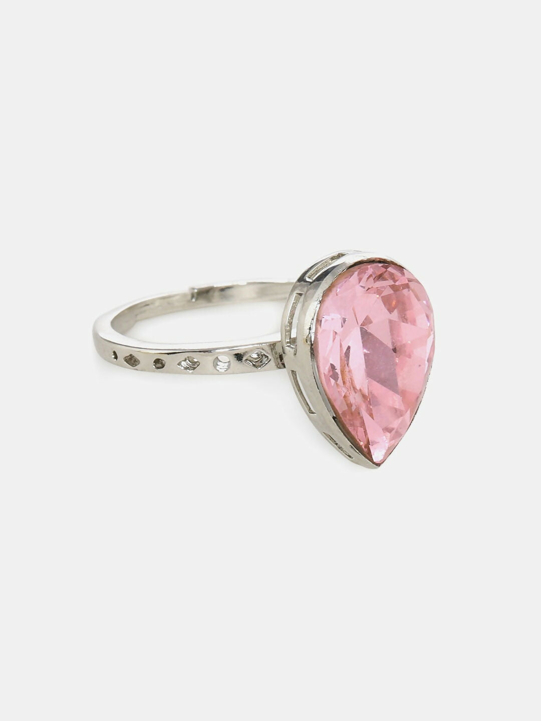 Blush Pink Ring- Ruby Raang | Swadesiicart