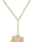 Gold-Polished White Kundan-Studded Pearl Beaded Matha Patti - Ruby Raang | Swadesiicart