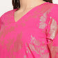Ahalyaa Dark Pink Crepe Printed Salwar Suit Sets With Dupatta | Swadesiicart