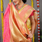 Anaita Yellow Woven Design Pure Silk Banarasi Saree With Blouse