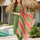 The52 Women's Gorgeous Rayon Embroidery work Straight Kurta with Pant and Dupatta Set - Swadesiicart