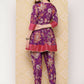 Ahalyaa Women's Traditional Wear Co-ods - Purple | Swadesiicart