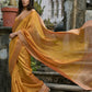 Vishnu Weaves Women's Yellow Soft Tissue Silk Zari Woven Saree with Blouse - Swadesiicart