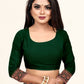 Vedant Vastram Litchi Silk Designer Banarasi Saree - Green | Swadesiicart